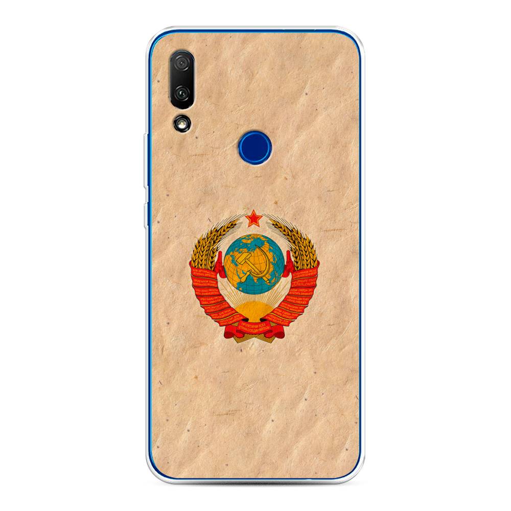 

Чехол Awog на Honor 9X "Союз пролетариев", Бежевый;красный, 69950-10