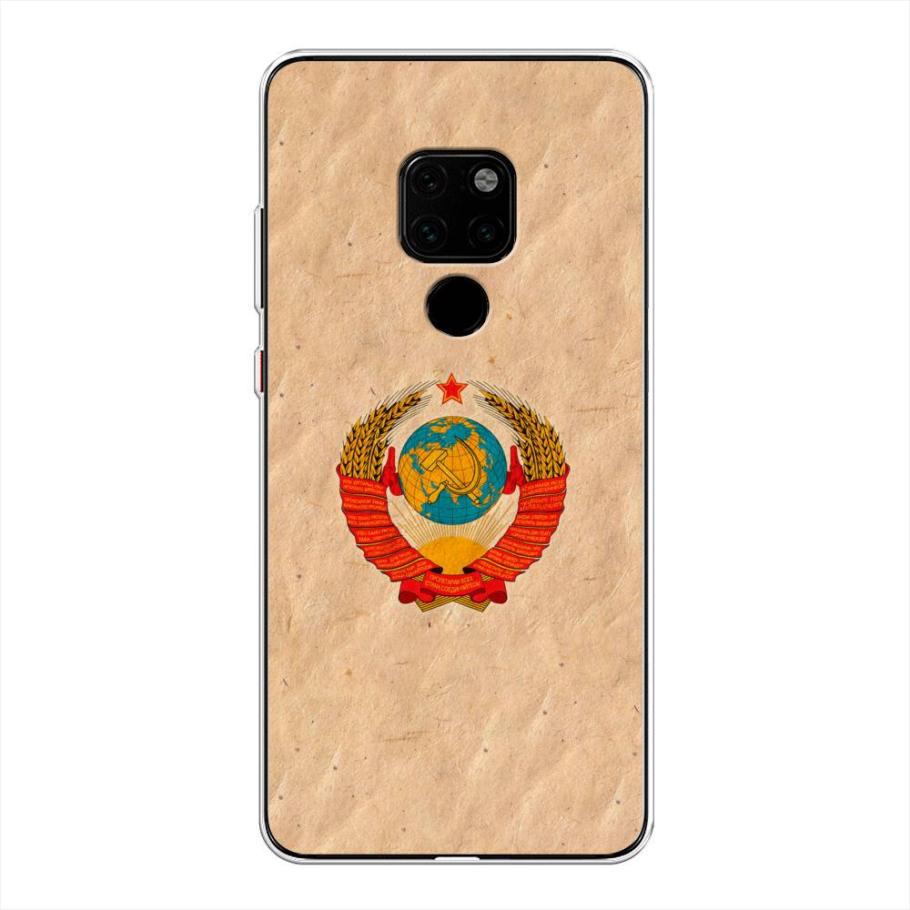 

Чехол Awog на Huawei Mate 20 "Союз пролетариев", Бежевый;красный, 66850-10