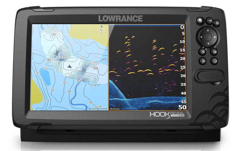 фото Картплоттер/эхолот lowrance hook reveal 9 50/200 hdi row