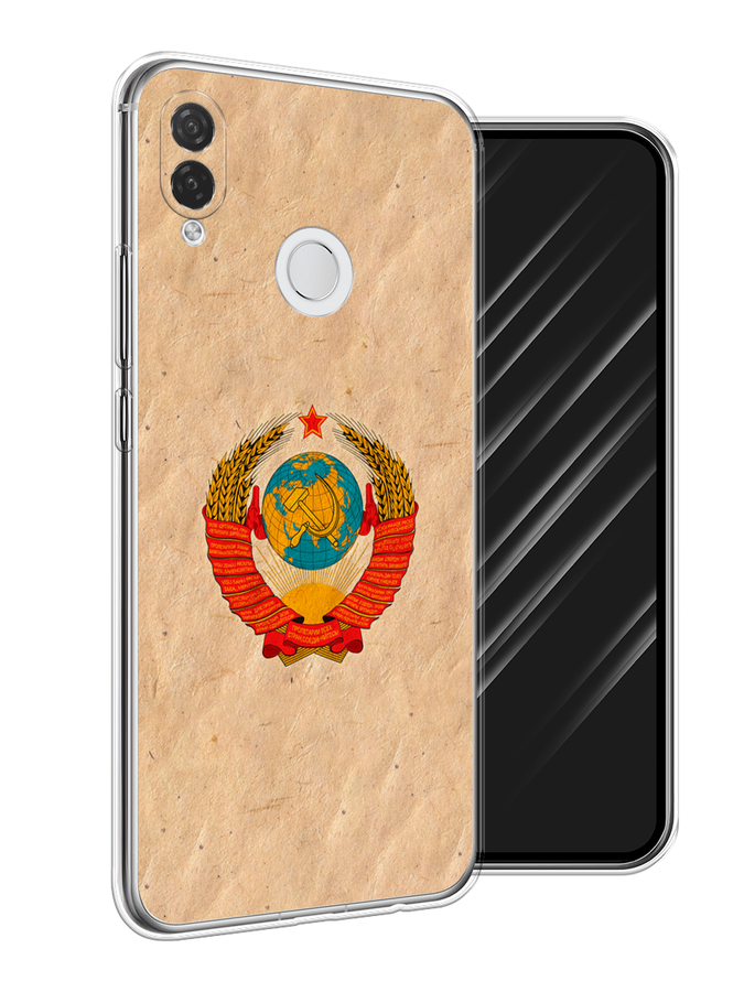 

Чехол Awog на Huawei P Smart Plus "Союз пролетариев", Бежевый;красный, 68250-10