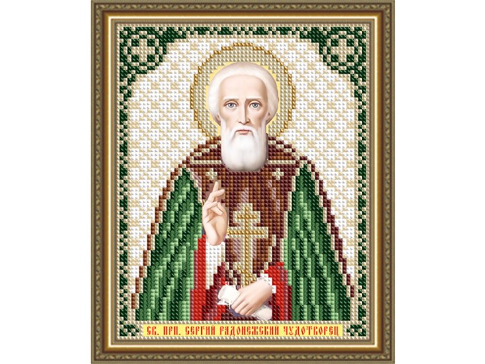 

Рисунок на ткани «Святой Преподобный Сергий Радонежский Чудотворец»