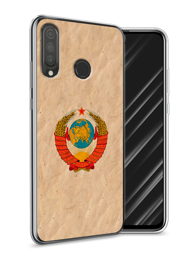 

Чехол Awog на Huawei P30 Lite "Союз пролетариев", Бежевый;красный, 67950-10