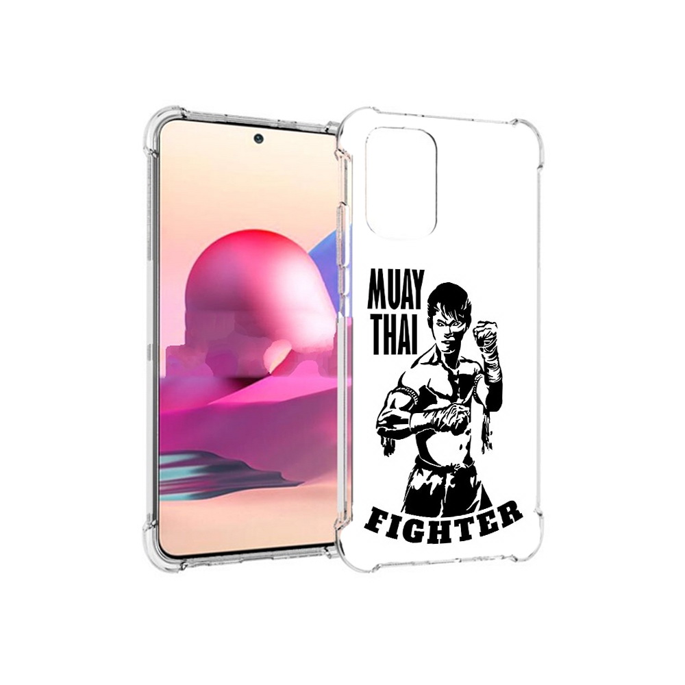 

Чехол MyPads Tocco для Xiaomi Redmi Note 10S Единоборства муайтай (PT158704.257.76), Прозрачный, Tocco