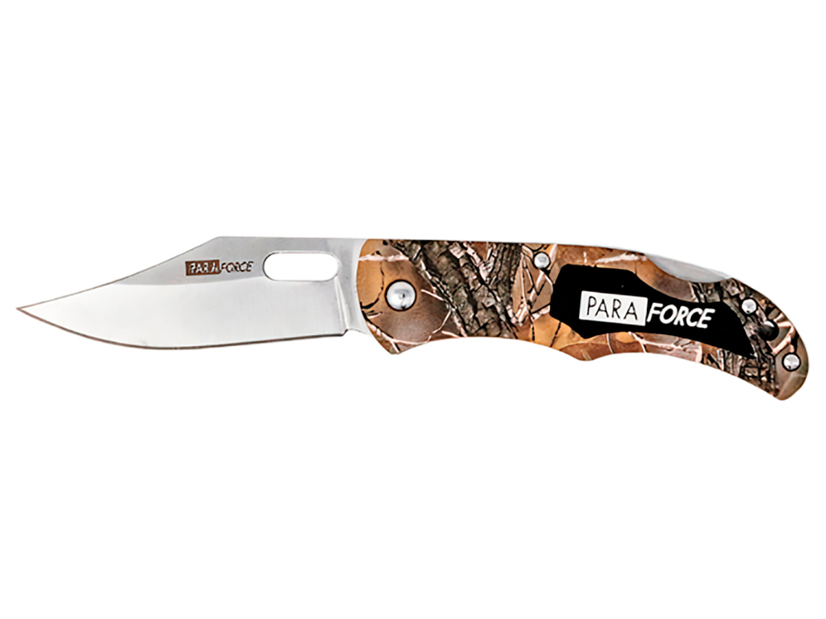 

Нож складной AccuSharp ParaForce Lockback Knife сталь 420 Camo, Коричневый, 801C