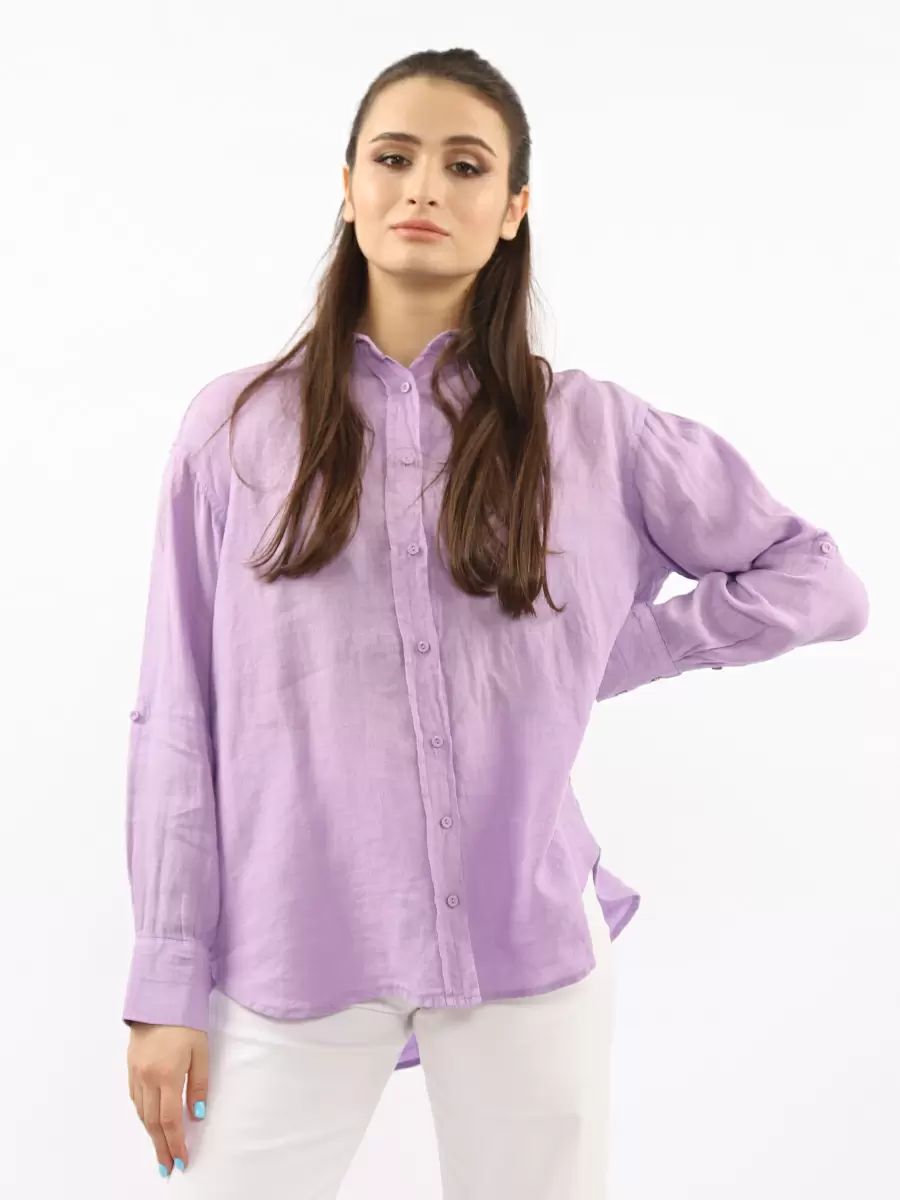 Блуза женская A passion play SQ71458 фиолетовая XL