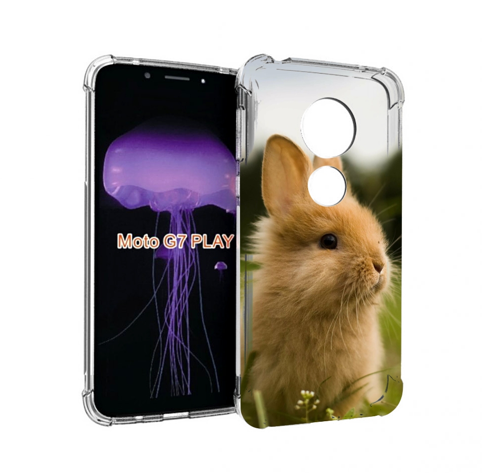 

Чехол MyPads Кролик для Motorola Moto G7 Play, Прозрачный, Tocco