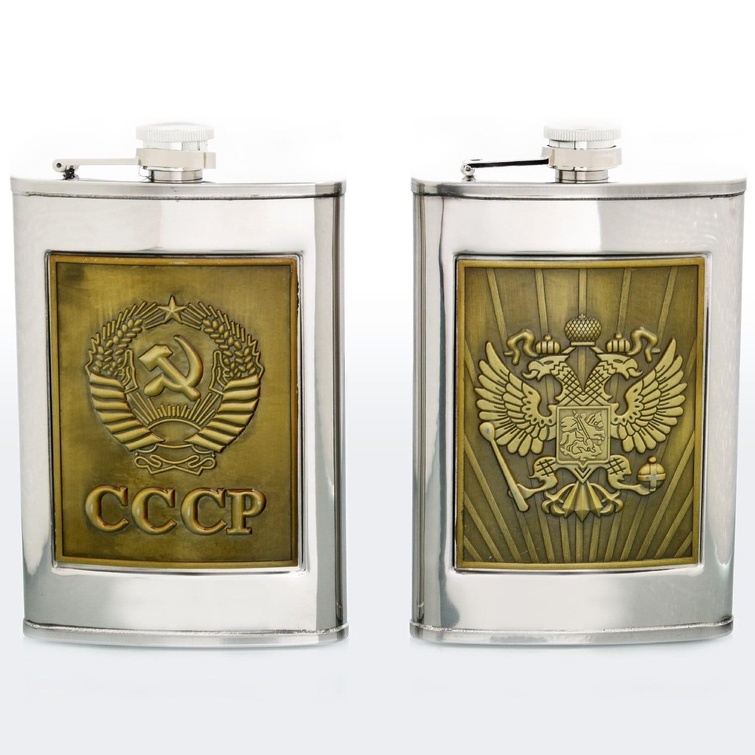 фото Фляга подарочная с символикой russia the great