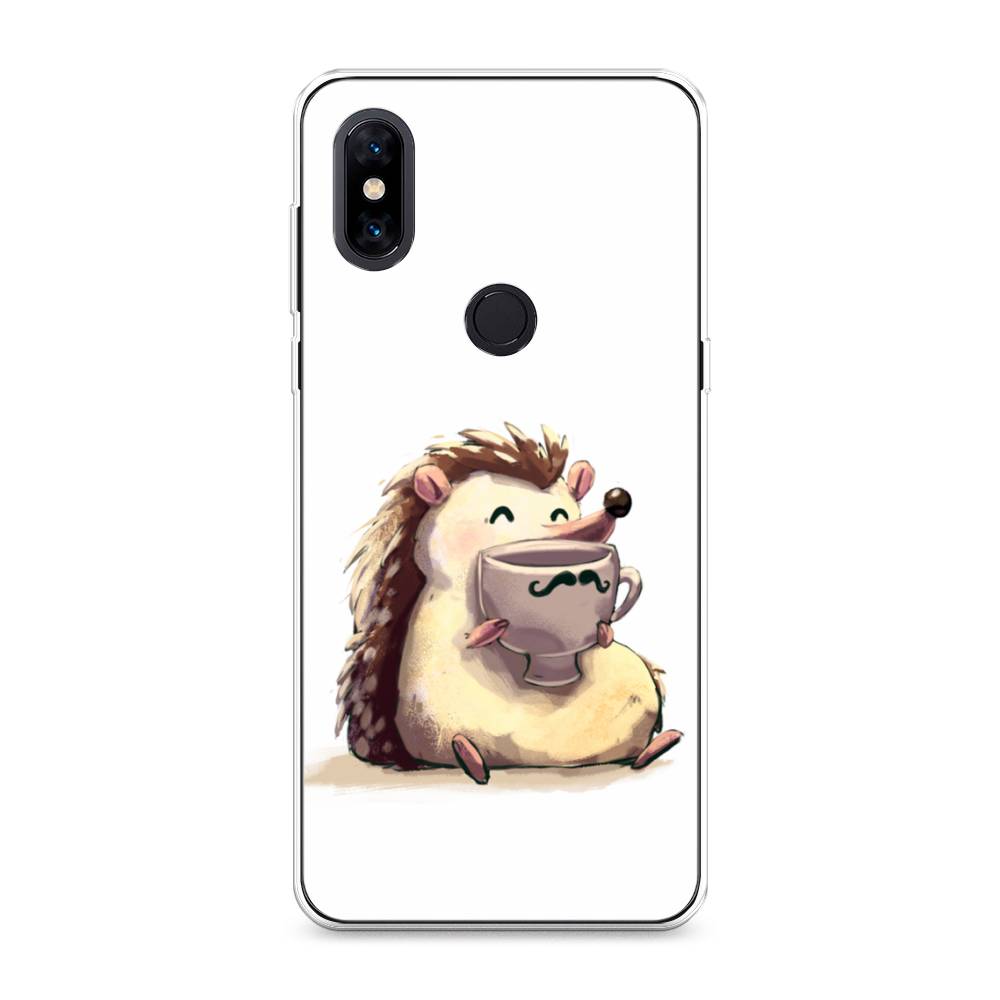 

Чехол Awog на Xiaomi Mi Mix 3 "Еж кофеман", Разноцветный, 34950-10