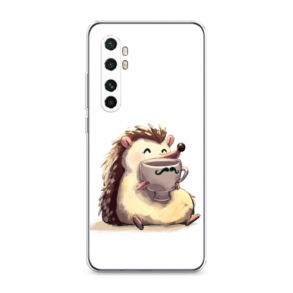 

Чехол Awog на Xiaomi Mi Note 10 Lite "Еж кофеман", Разноцветный, 38450-10