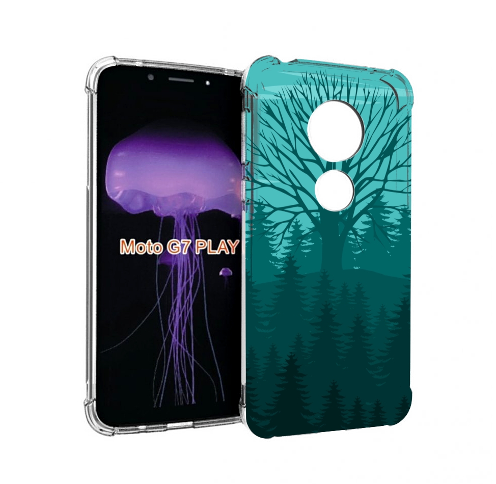 

Чехол MyPads Лес для Motorola Moto G7 Play, Прозрачный, Tocco