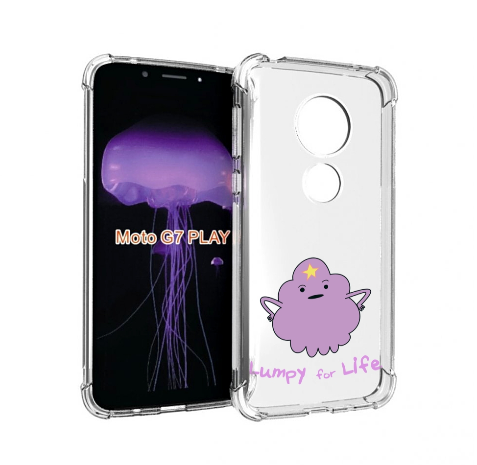 

Чехол MyPads Принцесса пупырчатого королевства для Motorola Moto G7 Play, Прозрачный, Tocco