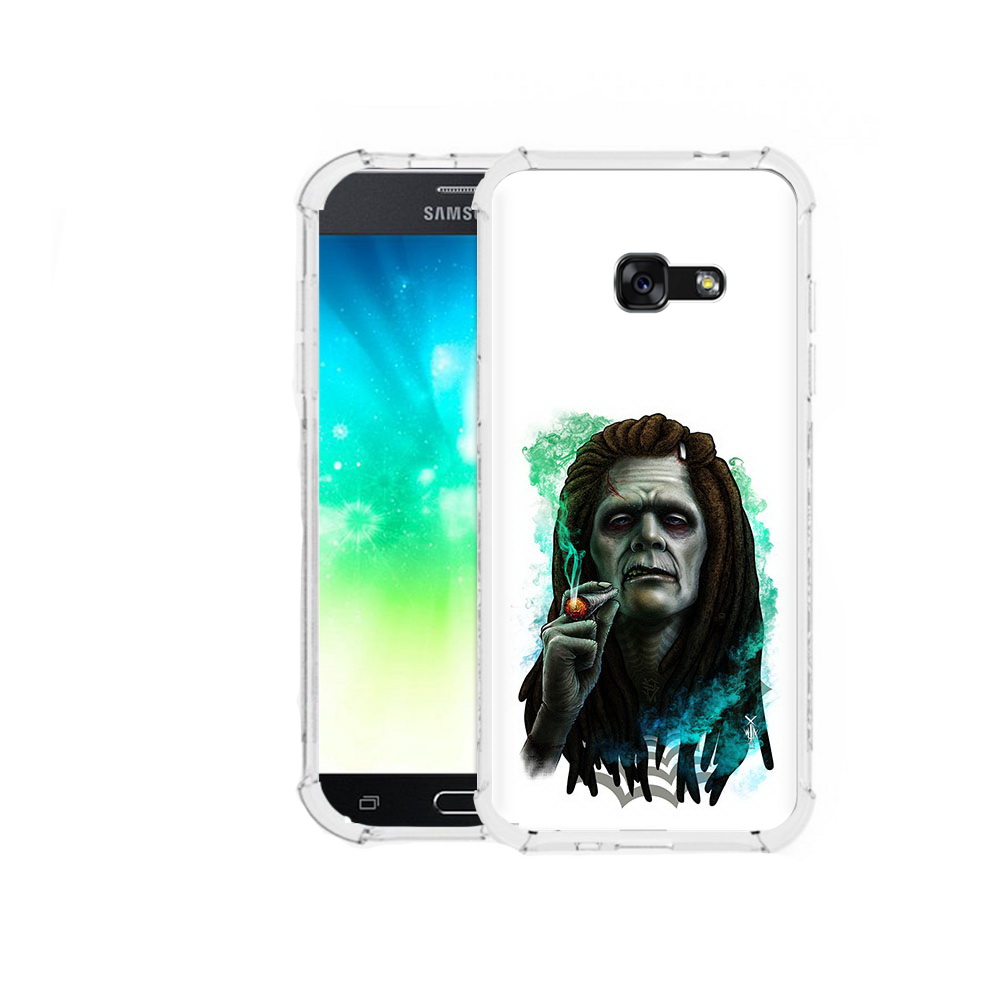 

Чехол MyPads Tocco для Samsung Galaxy A3 (2016) зеленый мужчина с сигаретой, Прозрачный, Tocco