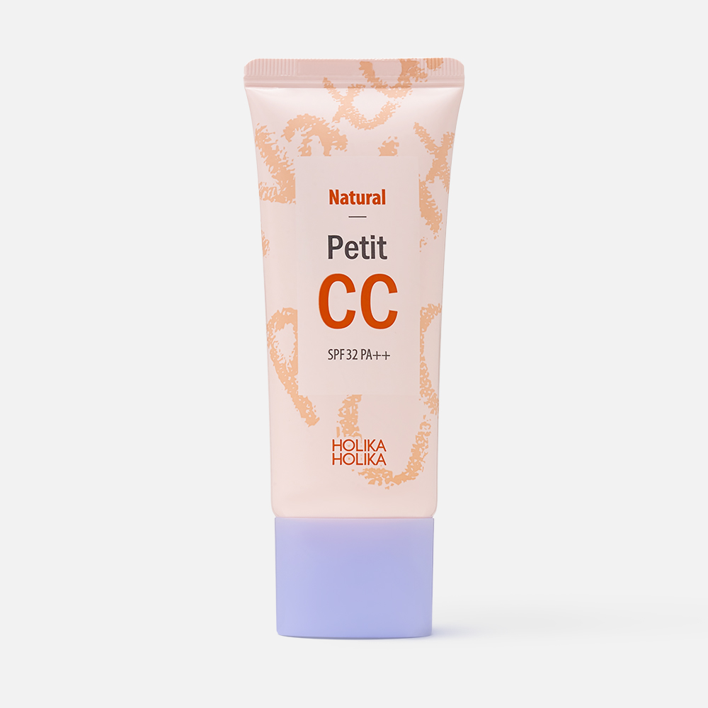 СС-крем для лица Holika Holikal Petit CC SPF32 PA++ тон Natura, теплый подтон 30 мл