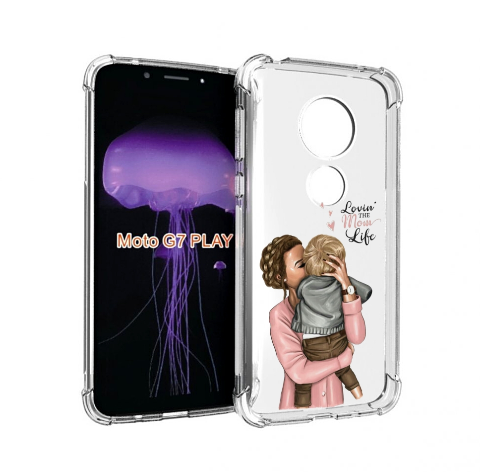 

Чехол MyPads Любовь-мамы детский для Motorola Moto G7 Play, Прозрачный, Tocco