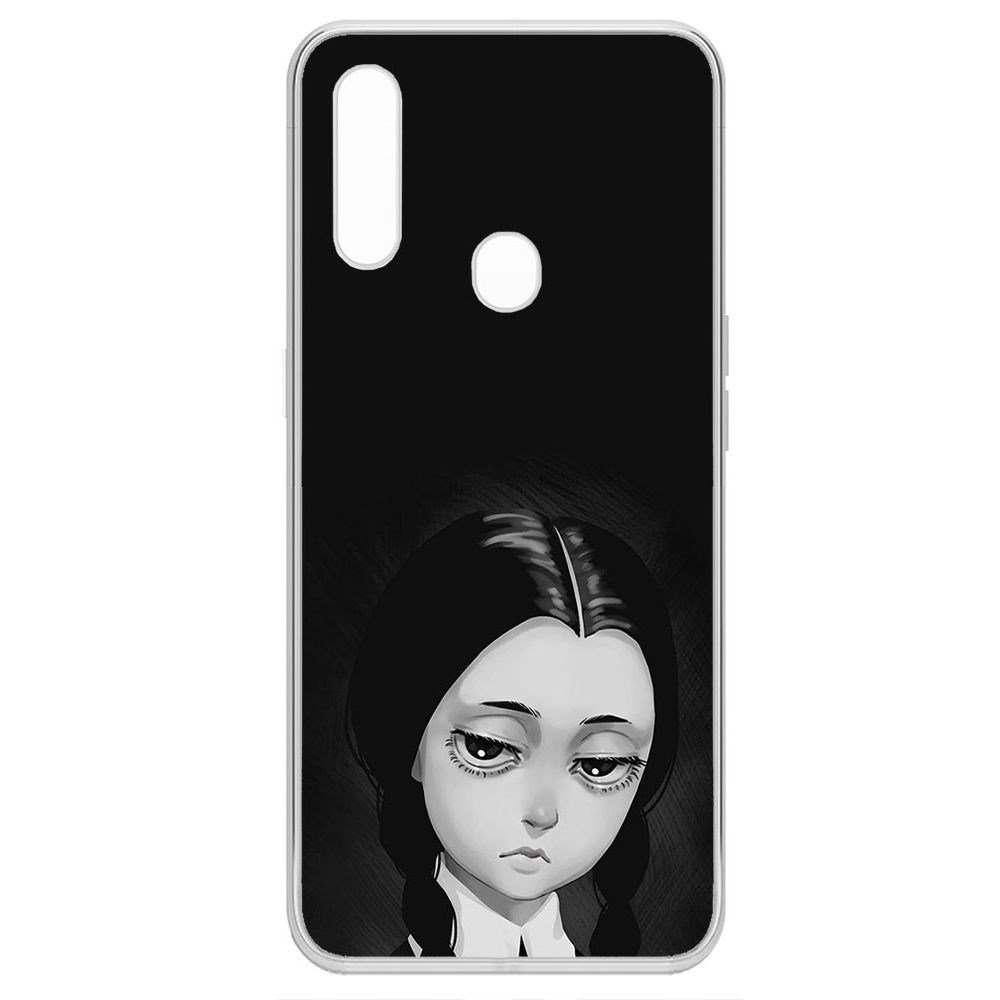 

Чехол-накладка Krutoff Clear Case Уэнсдей Аддамс - Рисованная Уэнсдей для Oppo A31