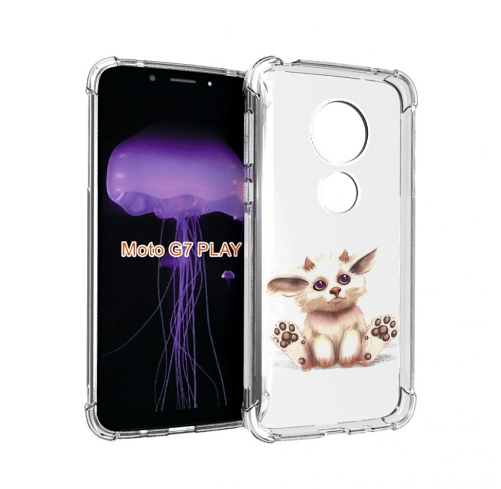 

Чехол MyPads Маленькое чудо детский для Motorola Moto G7 Play, Прозрачный, Tocco