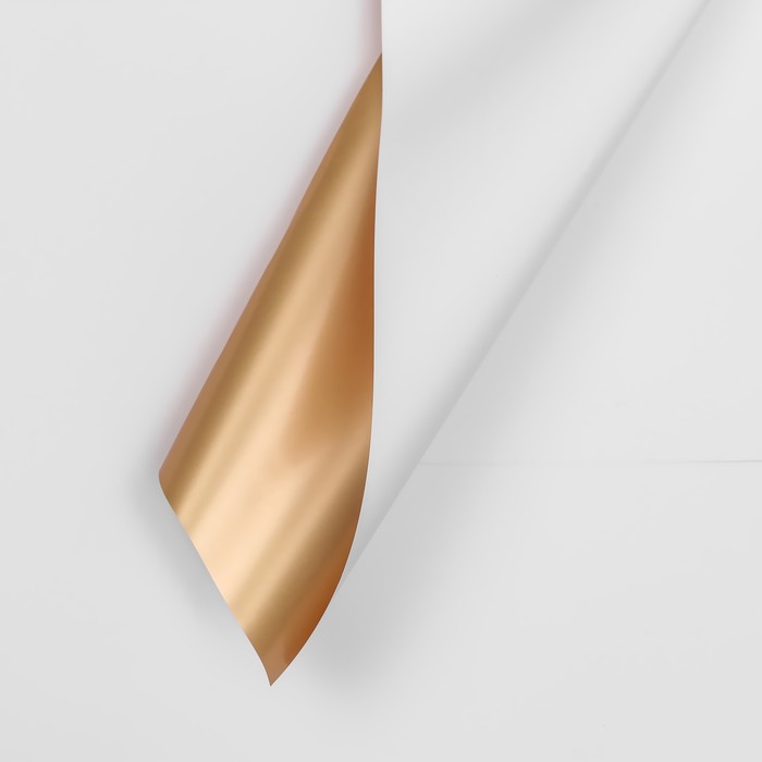 

Пленка для цветов, "Золотая сторона", 58x58см белая (20 шт)