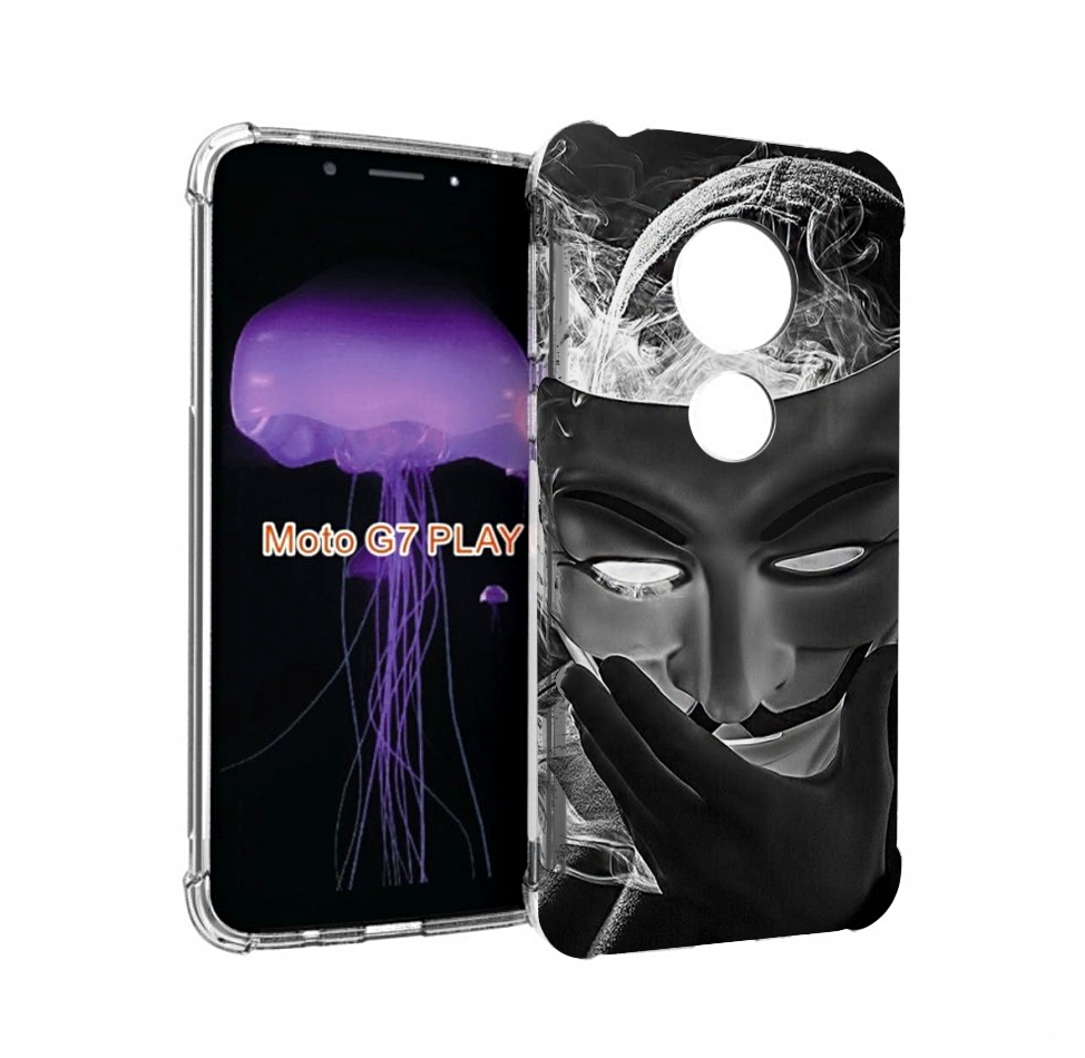 

Чехол MyPads Маска для Motorola Moto G7 Play, Прозрачный, Tocco