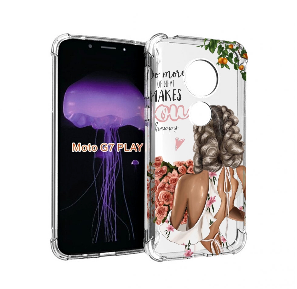 

Чехол MyPads Мелочи-делают-тебя-счастливой для Motorola Moto G7 Play, Прозрачный, Tocco