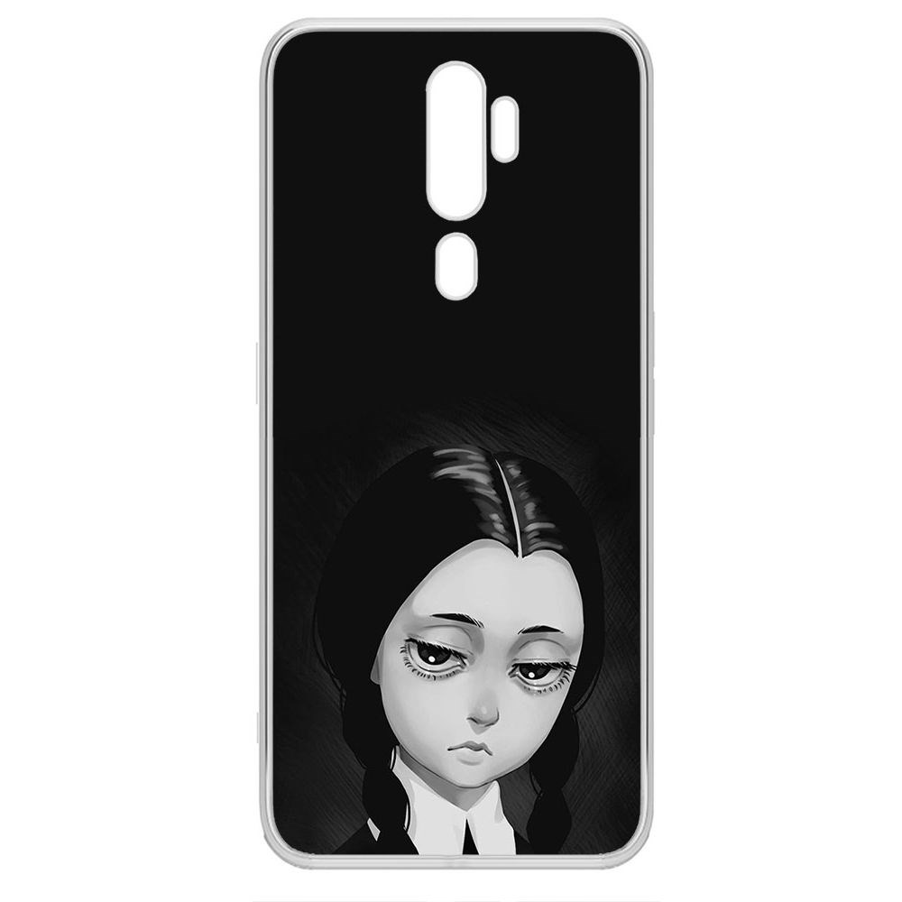 

Чехол-накладка Krutoff Clear Case Уэнсдей Аддамс - Рисованная Уэнсдей для Oppo A5 (2020), Прозрачный