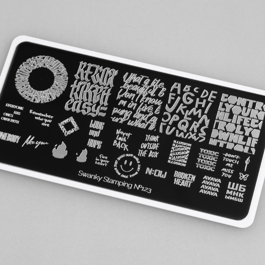 

Пластина Swanky Stamping №123, Черный