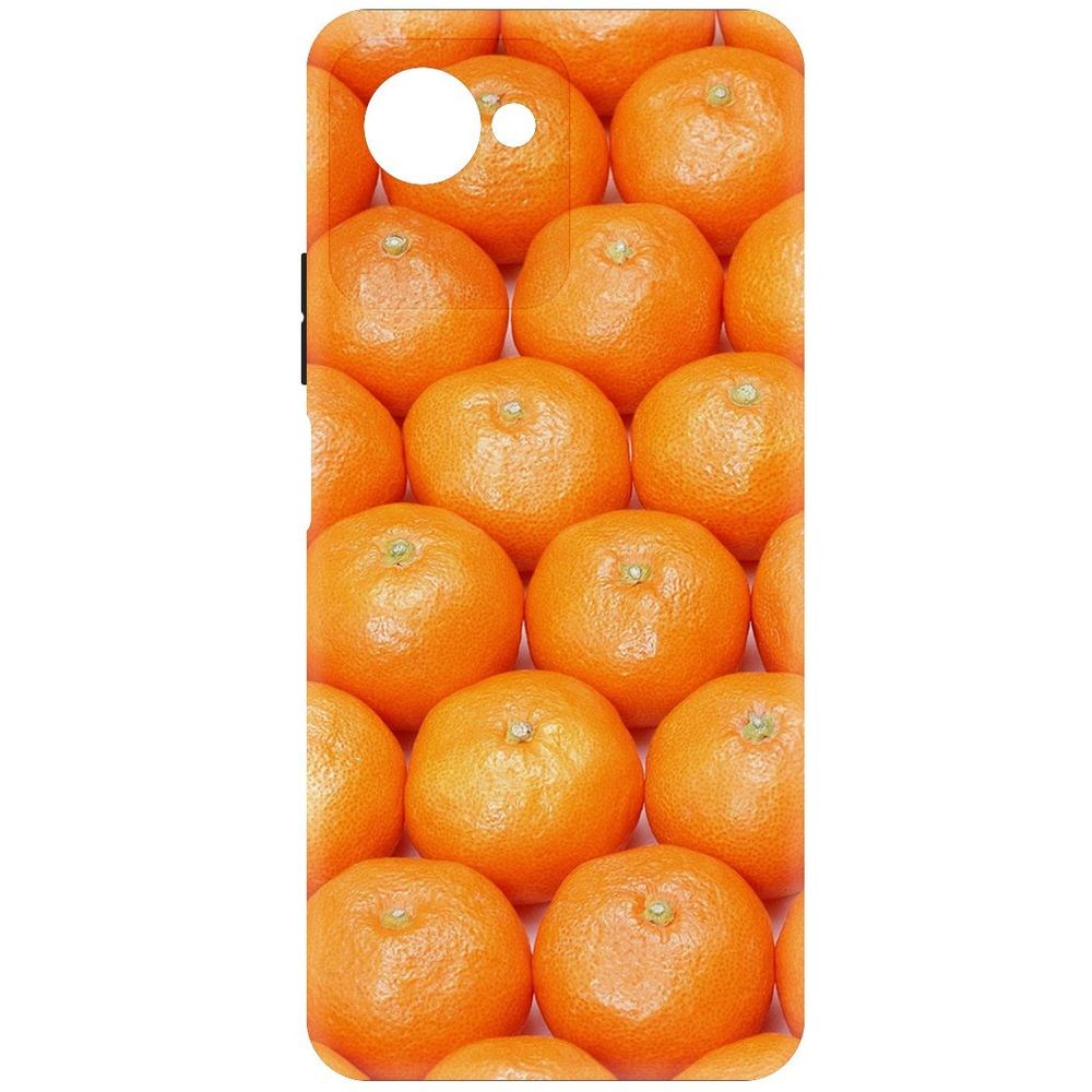 

Чехол-накладка Софт Мандаринки для Realme C30s, Черный