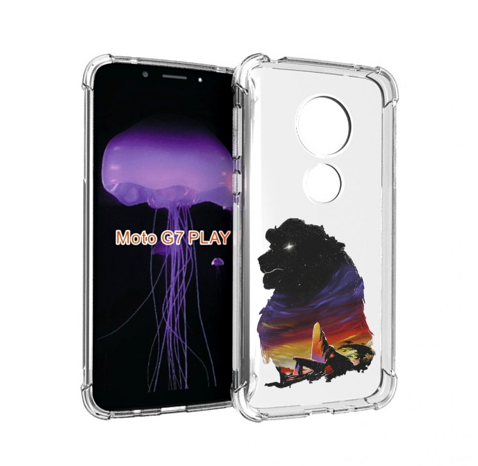 

Чехол MyPads Муфаса для Motorola Moto G7 Play, Прозрачный, Tocco