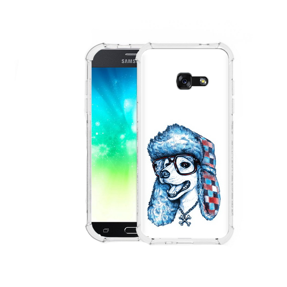 

Чехол MyPads Tocco для Samsung Galaxy A3 (2016) зимний пес, Прозрачный, Tocco