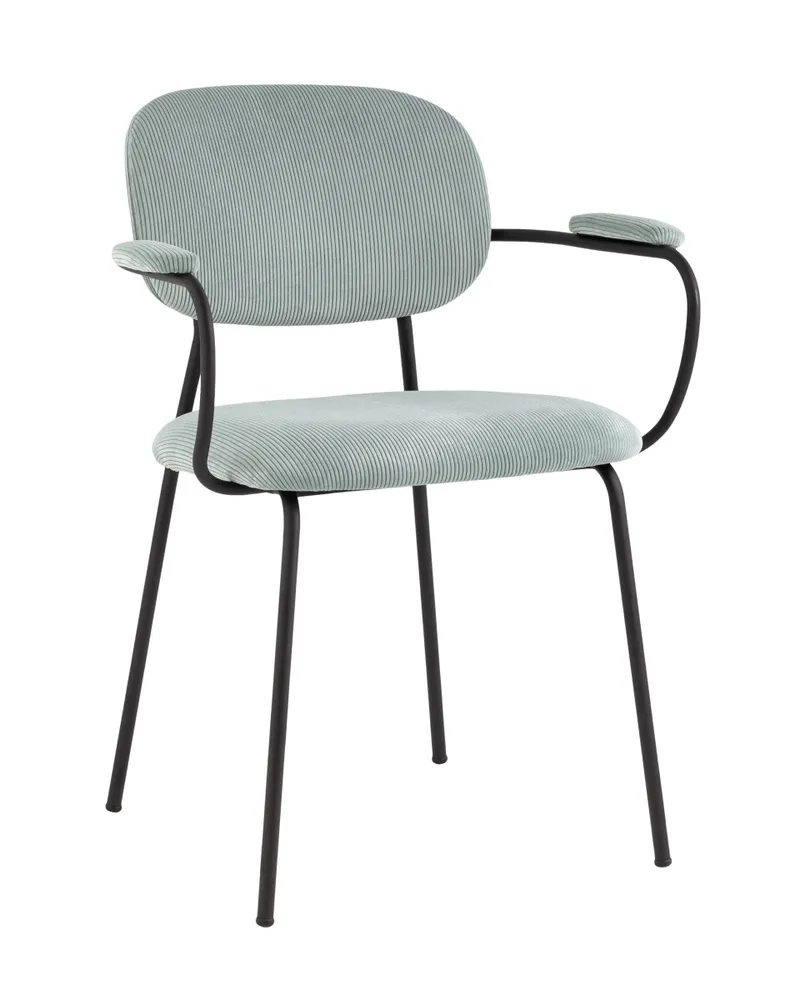 

Стул Stool Group Кэрол серо-голубой/черный, Кэрол