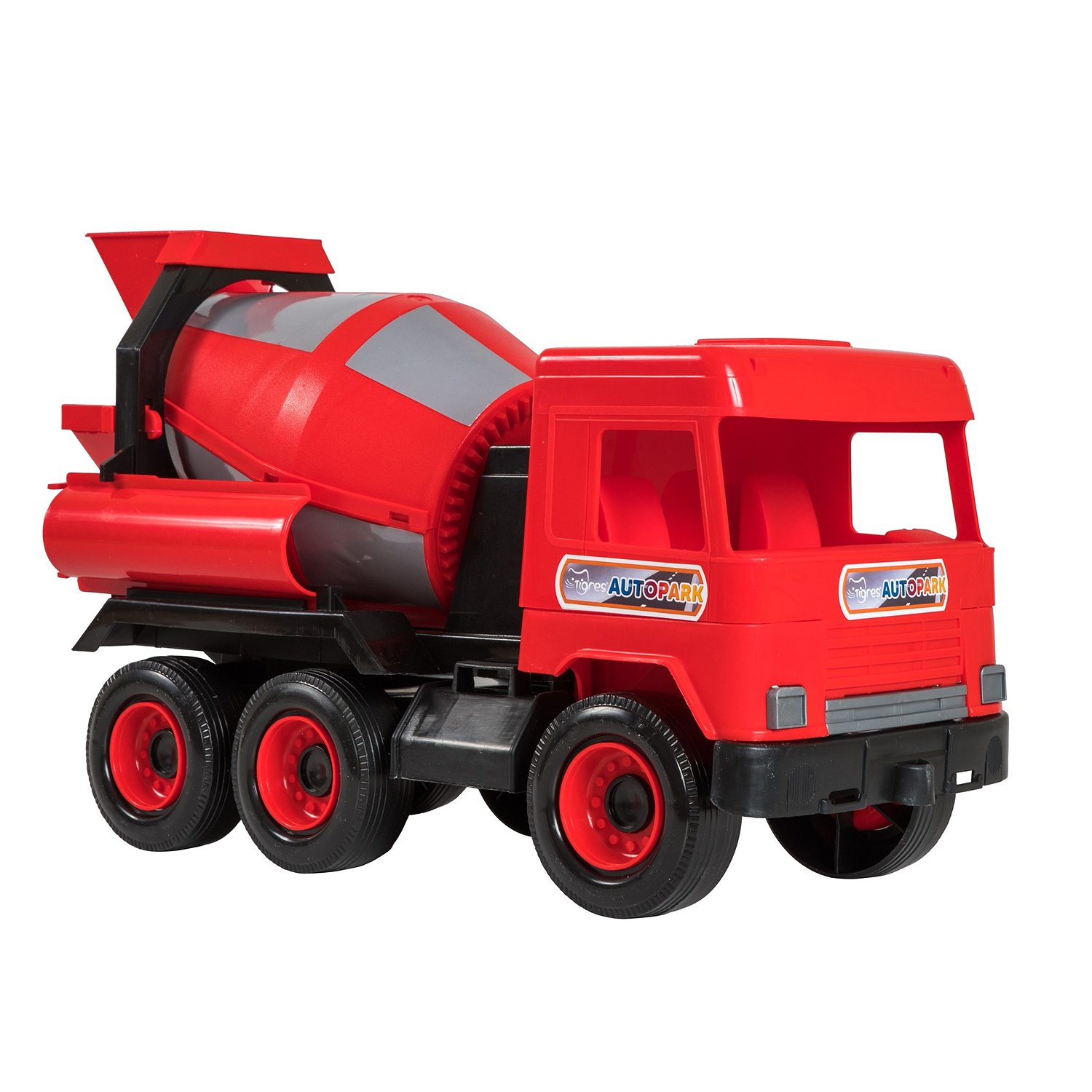 

Машинка Тигрес Middle Truck бетоносмеситель цв. красный 39489, 39489