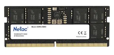 

Оперативная память Netac (NTBSD5N48SP-16), DDR5 1x16Gb, 4800MHz