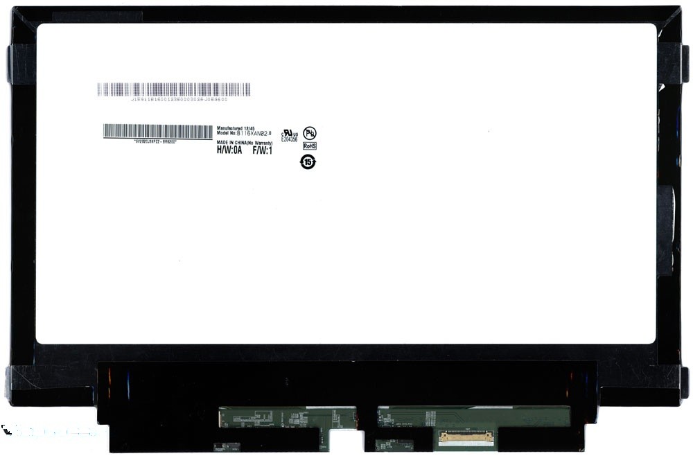 

Матрица ОЕМ совместимая с p/n: B116XAN02.0, совместимая с p/n: B116XAN02.0