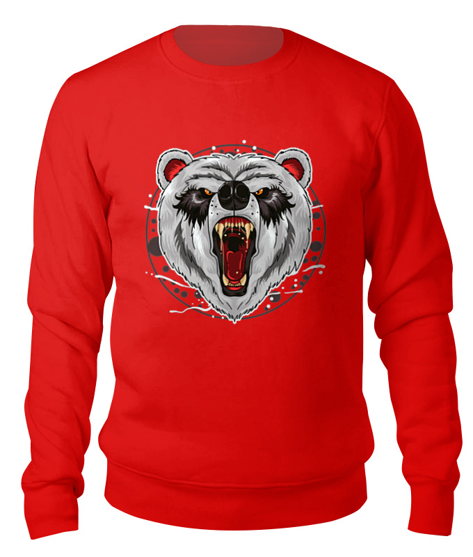 

Свитшот Printio panda красный 2XL, panda