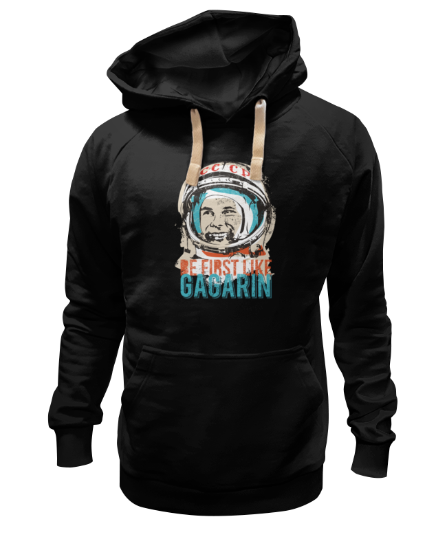 

Худи унисекс Printio Гагарин черное 3XL, Черный, Гагарин