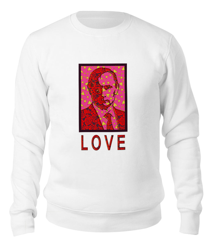 

Свитшот Printio Valenputin белый 2XL, Valenputin