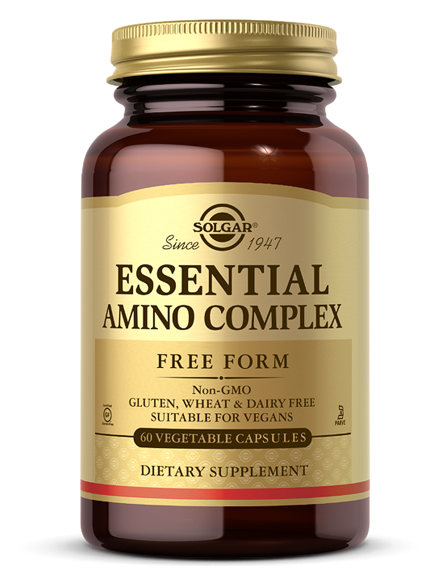 

Комплекс незаменимых аминокислот Solgar, Essential Amino Complex, 60 капсул