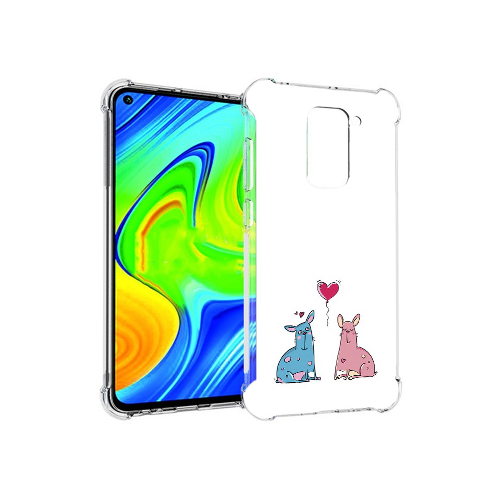 Чехол MyPads Tocco для Xiaomi Redmi Note 9 Лама любовь (PT150805.258.102)