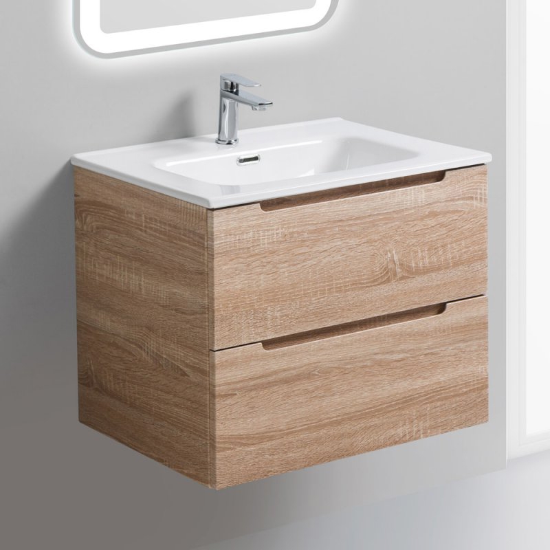 

Тумба с раковиной BelBagno Etna 80 rovere bianco, Белый
