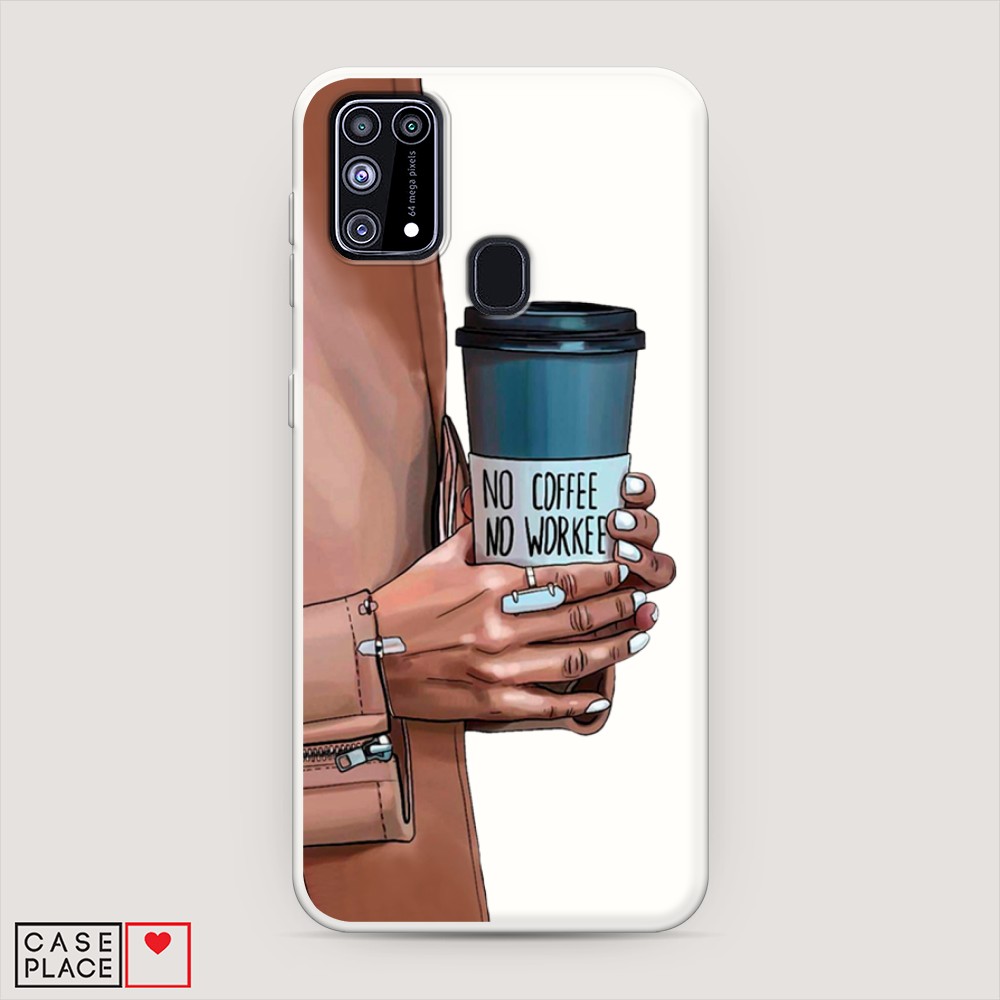 

Чехол Awog на Samsung Galaxy M31 / Самсунг M31 "No coffee", Разноцветный, 2100757-1