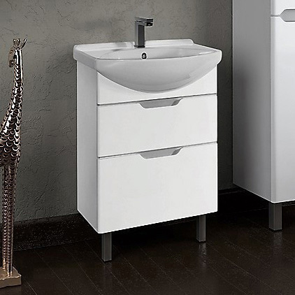 

Тумба с раковиной Dreja.Eco Laguna Plus 65 белая