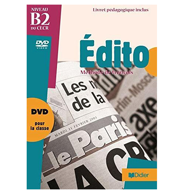 Книга Edito niveau B2 DVD + Livret