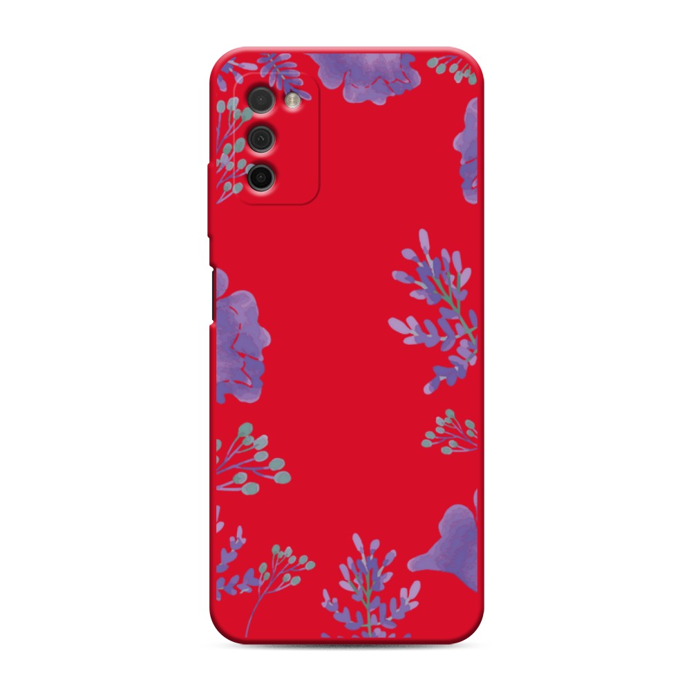 

Чехол Awog на Samsung Galaxy A03S / Самсунг A03S "Сиреневая цветочная рамка", Разноцветный, 2103253-1