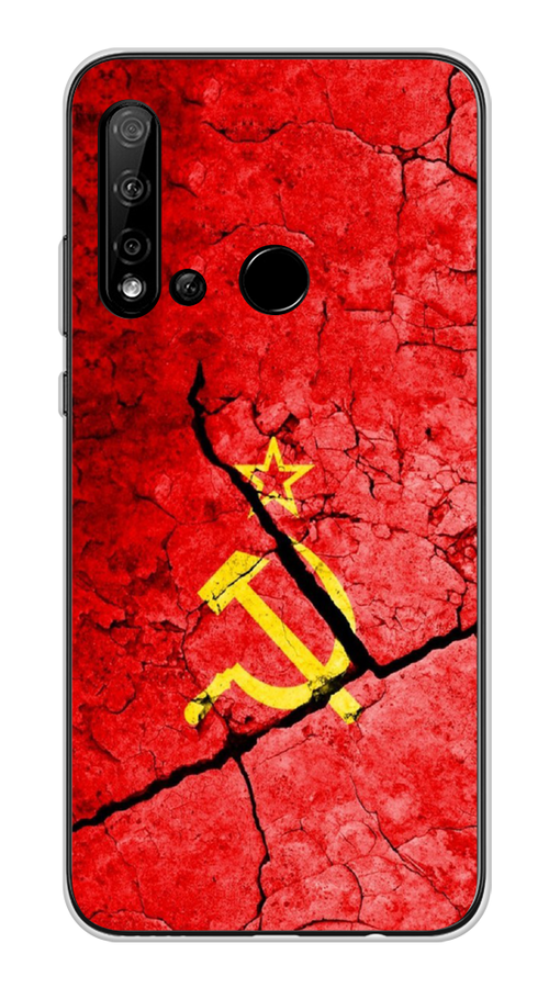 

Чехол Awog на Huawei Nova 5i "СССР", Красный;черный;желтый, 69850-5