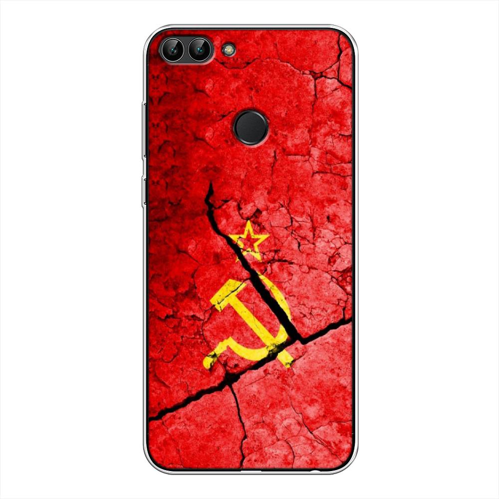 

Чехол Awog на Huawei P Smart "СССР", Красный;черный;желтый, 64050-5