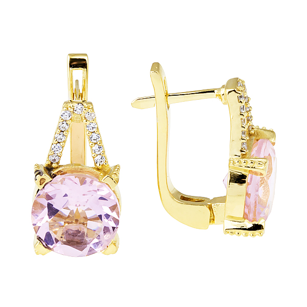 

Серьги из ювелирного сплава с топазом Balex Jewellery 21090006, 21090006