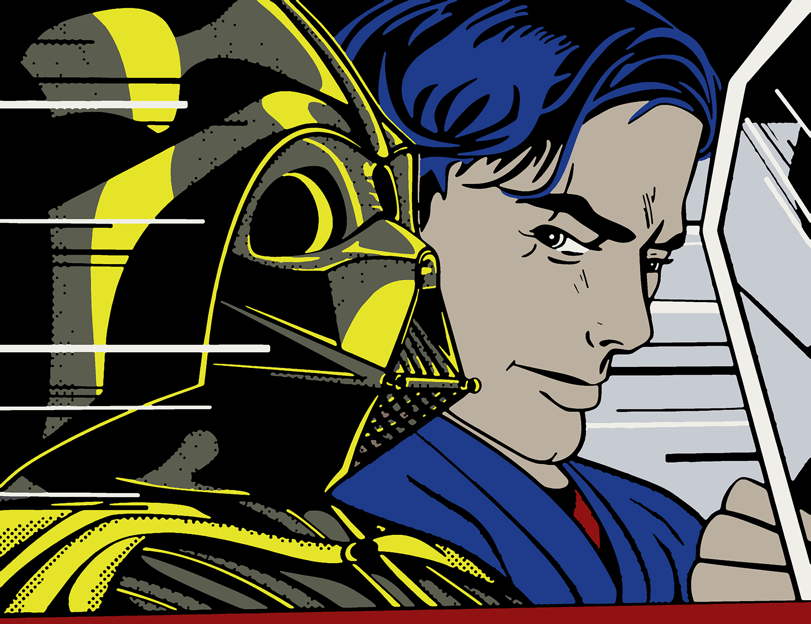 

Картина по номерам Красиво Красим Вэйдер В Машине 100х150см, Вэйдер В Машине