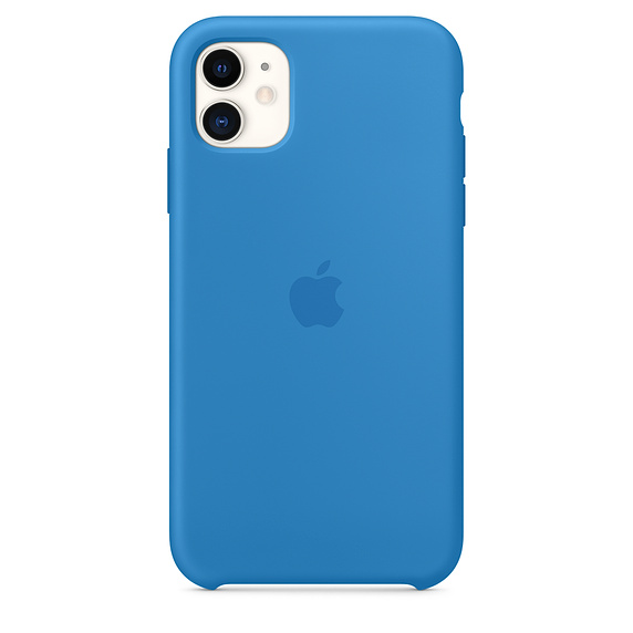 

Чехол Apple Silicone Case Surf Blue для смартфона iPhone 11 (MXYY2ZM/A), iPhone 11 Silicone Case Surf Blue (MXYY2ZM/A)