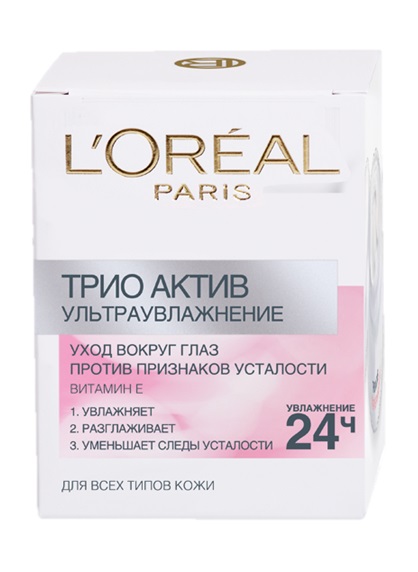

Крем для глаз L`Oreal Paris Трио Актив для контура глаз 15 мл, крем для глаз Трио Актив A4637115