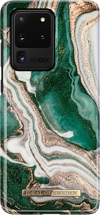 фото Чехол для смартфона ideal of sweden galaxy s20 ultra golden jade marble