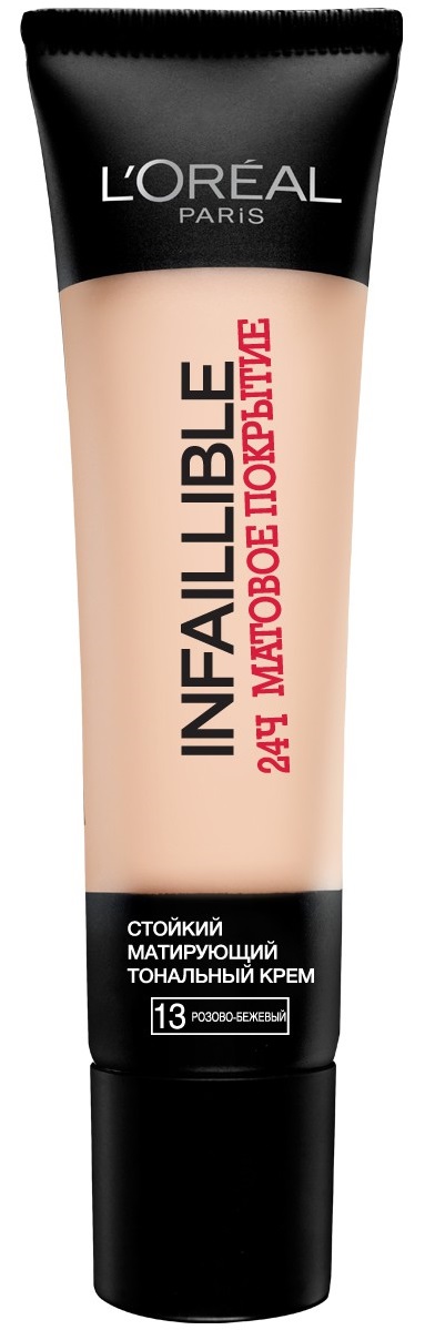 

Тональный крем L'Oreal Infaillible тон 13 розово-бежев, infaillible 13 розово-бежев